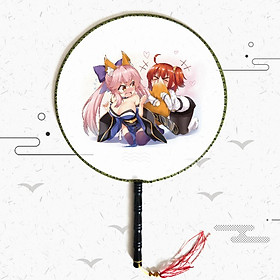 Quạt tròn cổ trang Honkai Impact 3 anime cầm tay