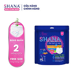 Băng Vệ Sinh Quần Peppy Shana Siêu Thấm Free Size (2 miếng)