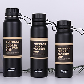Mua Bình nước giữ nhiệt Travel 850ML/1100ML giữ nóng lạnh trên 18 tiếng  kiểu dáng thể thao cho cả nam và nữ- DRU - Hàng Chính Hãng