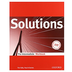 Nơi bán Solutions Pre-intermediate: Workbook - Giá Từ -1đ