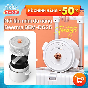 Mua Nồi Lẩu Điện Mini Đa Năng Deerma DG25 - Hàng Nhập Khẩu