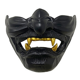 Ghost Of Tsushima Evil Spirit Mask Halloween Scary Mask Eco-Friendly Resin A Half Face Mask