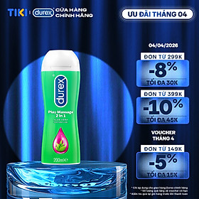 Durex Gel Bôi Trơn Play Massage 2 - in- 1 200ml