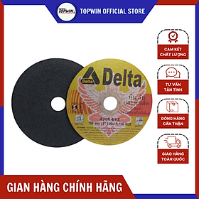 Mua (1 Viên) Đá Cắt Kim Loại Delta 150x2x22mm Thiết Kế Lưỡi Đá Sắc Nét và Chống Mài Mòn | TOPWIN Official Store