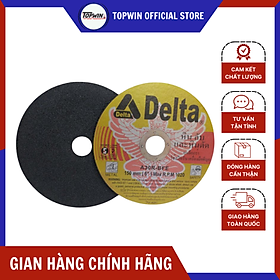 (1 Viên) Đá Cắt Kim Loại Delta 150x2x22mm Thiết Kế Lưỡi Đá Sắc Nét và Chống Mài Mòn | TOPWIN Official Store