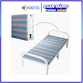 Giường gấp đôi thông minh không đệm Gấp gọn NIKITA, Gọn nhẹ chắc chắn, giá rẻ cho người dùng - Mẫu mới 2024