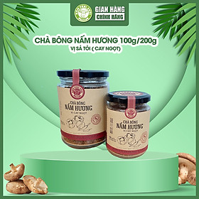 Chà Bông Nấm Hương Nấm Tươi Cười Bổ Sung Protein Thực Vật Vị Cay Ngọt Hũ 100gr