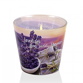 Ly nến thơm Bartek Candles BAT6441 Lavender Fields 115g (Hương oải hương)