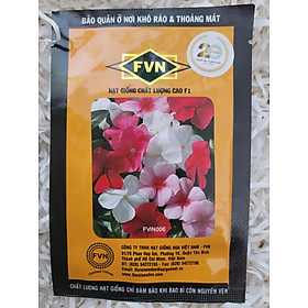 Mua Hạt giống hoa dừa cạn rũ- Vinca FVN FVIN006 Mediteranean Mix gói 50 hạt