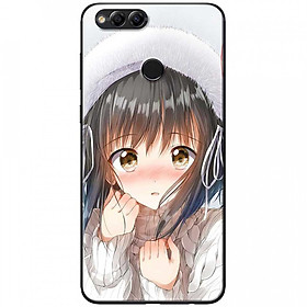Ốp lưng dành cho Honor 7X mẫu Cô bé mùa đông
