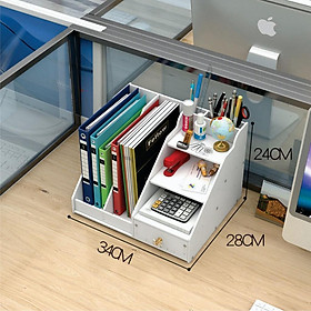Mua Kệ tài liệu  văn phòng phẩm M3 để bàn thời trang  cao cấp  sáng bóng  chống nước... ( KT: 34x28x24)