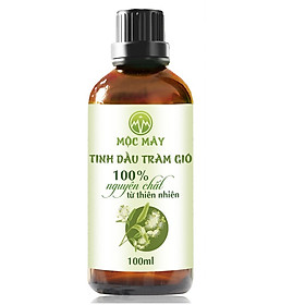 Tinh dầu Tràm gió Organic hữu cơ 100ml Mộc Mây - tinh dầu thiên nhiên nguyên chất 100% - dùng xông tắm ngừa cảm lạnh, hỗ trợ trị côn trùng cắn đốt cho Bé, Trẻ sơ sinh và Trẻ nhỏ | An toàn cho làn da nhạy cảm của Bé