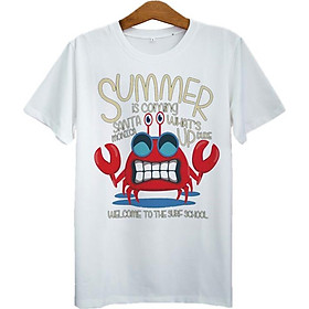 Áo Thun Unisex In Cua Summer Is Coming ASAA095 - Trắng
