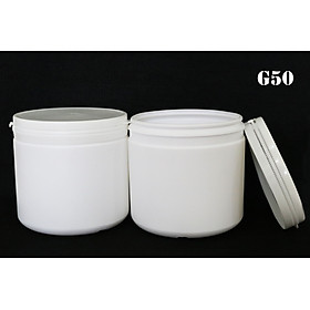 Hủ Nhựa Trắng Đục Nắp Galenti G50 Đựng Từ 900G Đến 1KG Bột Mịn-G50