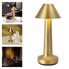 Metal LED Desk Lamp, Bar Restaurant Table Lamp, Cordless Night Light 3W Dimmable