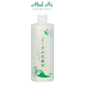 Nước hoa hồng Dokudami Natural Skin Lotion Nhật 500ml dành cho da dầu mụn