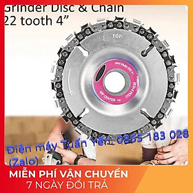 Mua Lưỡi Cưa Xích Gắn Máy Mài - Đĩa Cưa Tròn Điêu Khắc Gỗ