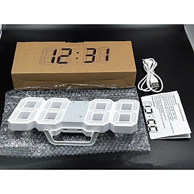 Đồng hồ báo thức điện tử để bàn màn hình đa chức năng thời gian, lịch, báo thức, nhiệt độ - Giao Màu Ngẫu Nhiên