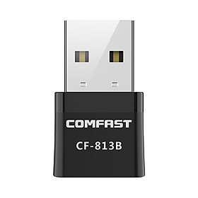 Thẻ mạng không dây USB băng tần kép 2,4 & 5,8 GHz BT COMFAST CF-813B 650M