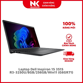 Mua Laptop Dell Inspiron 15 3515 R3-3250U/8GB/256GB/Win11 (G6GR71) - Hàng Chính Hãng