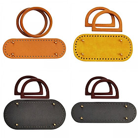 4Pcs Hardened DIY Crochet Bag Bottom mat Insert Handbag Accessories
