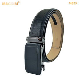 Thắt lưng nam da thật cao cấp nhãn hiệu Macsim MS55