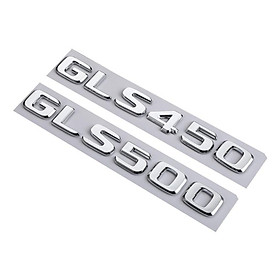 Decal tem chữ GLS450 và GLS500 dán đuôi xe ô tô Mercedes trang trí