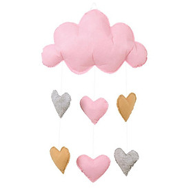 Cloud Love Heart Baby Nursery Bedroom Wall Hanging Decor Ornaments Gift