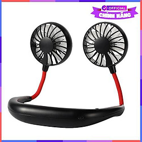 Mua Quạt Vouller Mini Đeo Cổ 3 Tốc Độ Hn Led Có Sạc Tạo Hương Thơm (Màu Ngẫu Nhiên) - Hàng Chính Hãng
