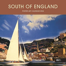 Hình ảnh Sách - South of England Poster Art National Railway Museum Wiro Wall Calendar 2024 by  (UK edition, paperback)
