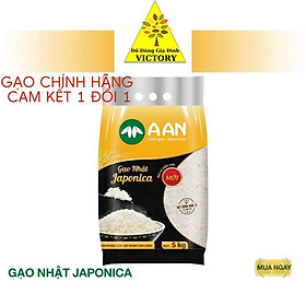 Mua NSX: luôn mới Gạo sạch Gạo nhật Japonica của A An Túi 5kg