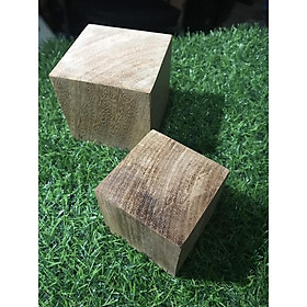 Cube 9 cm khối gỗ lập phương cube 9cmx9cmx9cm trang trí đồ chơi kê hàng loại 1 gỗ an toàn