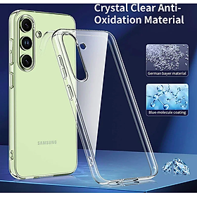 Ốp lưng dẻo silicon cho Samsung Galaxy A35 hiệu Ultra Thin mỏng 0.6mm, chống trầy, chống bụi) - Hàng nhập khẩu