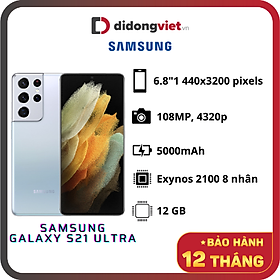 Điện Thoại Samsung Galaxy S21 Ultra 5G (12GB/128GB) - Hàng Chính Hãng