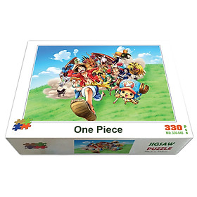 Hình ảnh Bộ tranh xếp hình jigsaw puzzle cao cấp 330 mảnh – One Piece