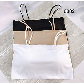 Áo lót nữ Bra ống su gân 2 dây 8882 – Thiết kế ôm sát, co dãn thoải mái
