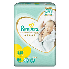 Tã Dán Pampers Sơ Sinh Nội Địa Gói Cực Đại NB66 (66 Miếng)