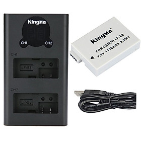 Pin sạc kingma ver 2 cho canon lp-e8, hàng chính hãng