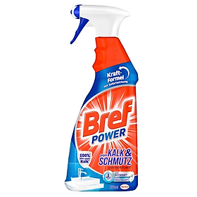 Bình xịt tẩy đa năng Bref power trong nhà tắm tẩy cặn, khử mùi, nấm mốc chai 750ml - Hàng nhập khẩu Đức