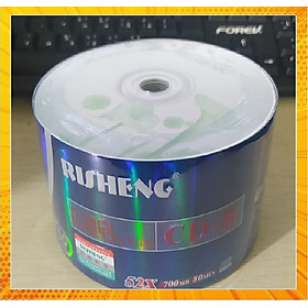 Đĩa trắng, Đĩa CD trắng Risheng hộp 50 cái dung lượng 700mb - HÀNG CHÍNH HÃNG