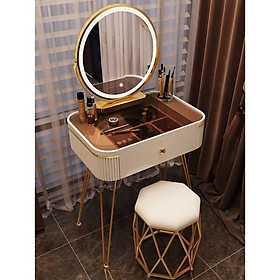 Mua Hàng Siêu Cấp Bộ bàn phấn trang điểm mặt kính một hộp đơn hiện đại - Giá Tại Xưởng