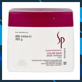 Dầu ủ tóc giữ màu nhuộm Wella SP System Professional Color Save Mask 400ml