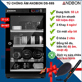 Mua TỦ CHỐNG ẨM ANDBON DS-55S  55 LÍT LOẠI 3 KHAY - HÀNG CHÍNH HÃNG