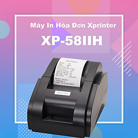 Máy In Hóa Đơn Khổ K58 Xprinter 58IIH (USB chỉ in từ máy tính) BẢO HÀNH 12 THÁNG - MẪU GIAO NGẪU NHIÊN - Hàng Chính Hãng