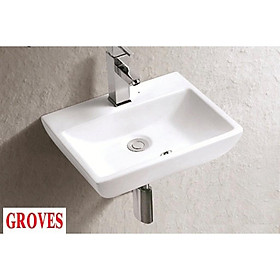 Chậu Lavabo GRL -C08 treo tường chữ nhật