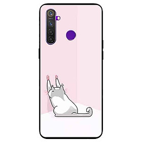 Ốp lưng in cho Realme 5 Pro/ Realme Q Mẫu Mèo Cào