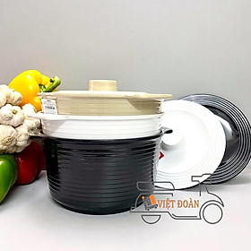 Mua THỐ MELAMINE CAO CẤP THAILAND - TÔ BÁT THỐ ĐỰNG CƠM CANH  đựng thực ăn chín có NẮP ĐẬY - KHÔNG DÙNG TRỰC TIẾP TRÊN BẾP