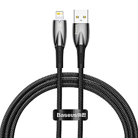 Cáp Sạc Baseus Glimmer Series Fast Charging Data Cable USB to iP 2.4A Hàng