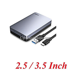 Mua hộp đựng ổ cứng cổng Type C gắn pc cổng Usb 3.1 Gen2 CM301 Ugreen 70501 2.5 3.5 Inch 6Gb - Hàng chính hãng