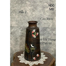 Mua Lọ hoa gốm sứ Bát Tràng cao cấp cao 30cm mẫu 2